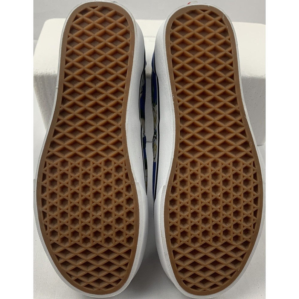 Vans Women's Era Romantic Floral Blue Multicolor Skate Shoes Size 7.5 Men Size 6 - Picture 7 of 7